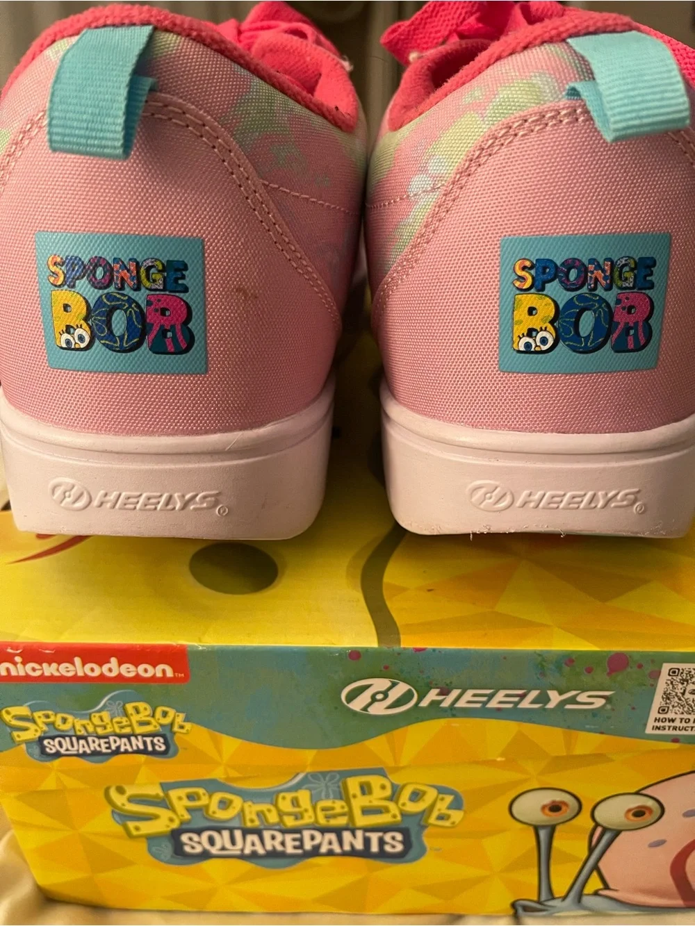 Heelys Pink SpongeBob & Friends Canvas Skate Shoes